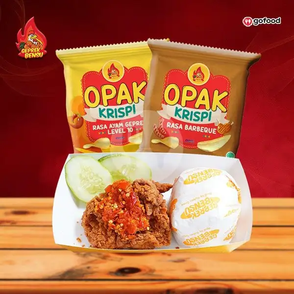 Opak PGB Original | Geprek Bensu, Lampung