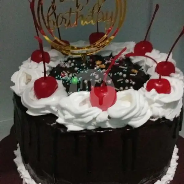 Kue Ulang Tahun Fudge Chocolate Black Forest | Twins Cake, Bengkong