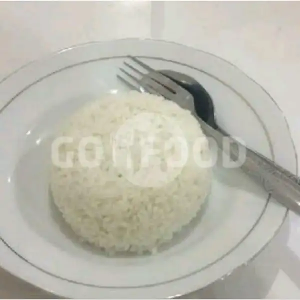 Nasi Putih 1 Porsi | Sate Ayam dan Kambing Bang Rozi, Bukit Barisan