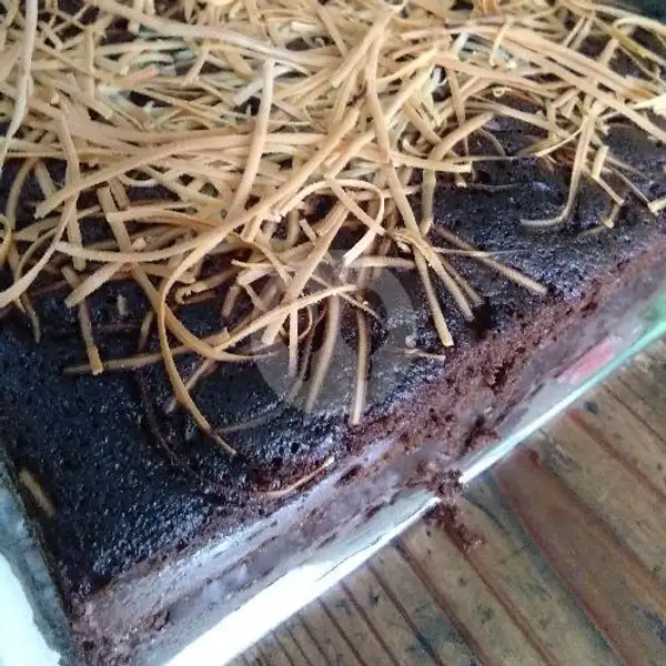 brownies coklat keju (fondue) | Brownies Taman Asri, Larangan