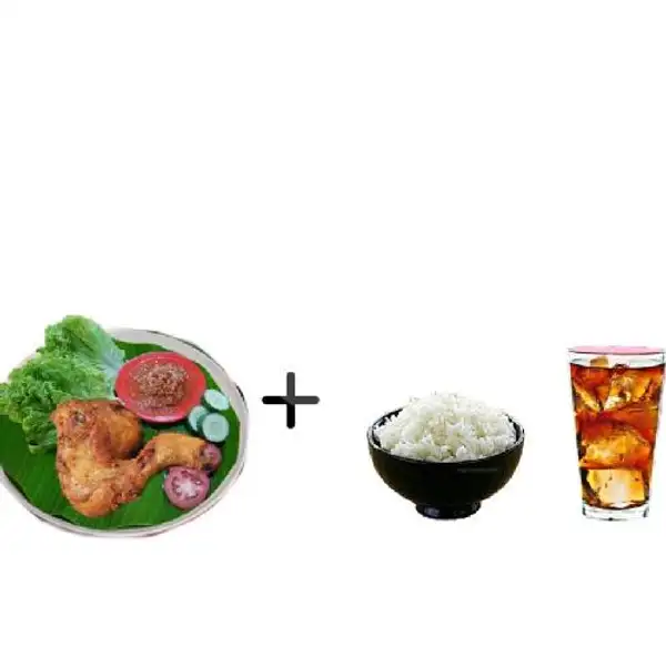 Paket Ayam Goreng Sambal Mentah + Nasi + Teh Obeng | Sambal Mentah Modern