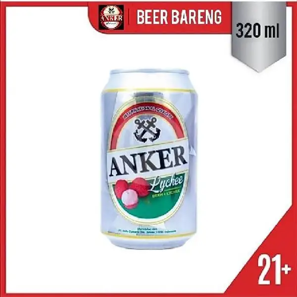 Anker Beer Lychee Can 320ml | Beer Bareng, Kali Sekretaris