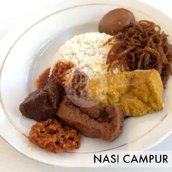 Nasi Campur Daging | Depot Pojok Tambak Bayan, Klampis
