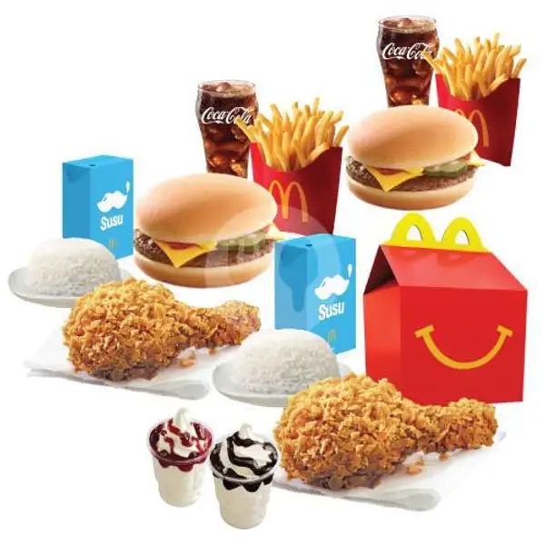 Family Time Berempat HM Ayam McD | McDonald's, New Dewata Ayu