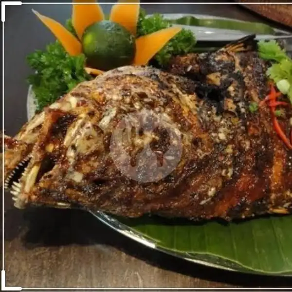 Ikan Kakap Bakar | Riana Jaya Sea Food 18 Ayam Kremes, Lingkar Utara