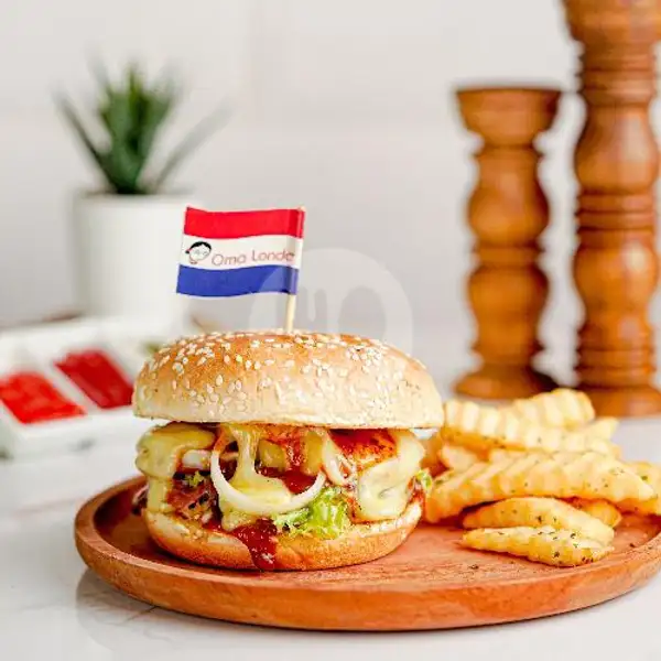 Happy Patty Cheese Burger | Oma Londo, Thamrin