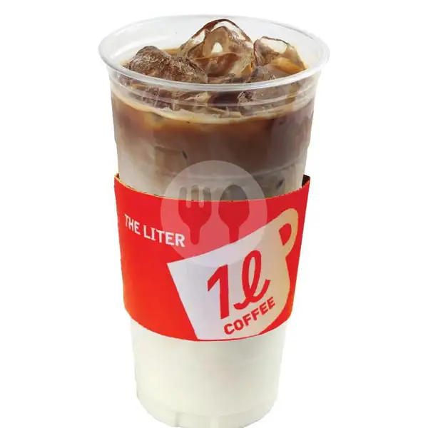 Cafe Latte Ice (LITER size 32 oz) | The Liter, Summarecon Bekasi