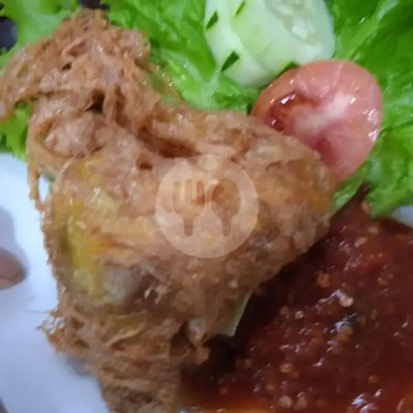 Lalapan Ayam Kampung Goreng tanpa Nasi | Sate Sari Rasa, Payung 1