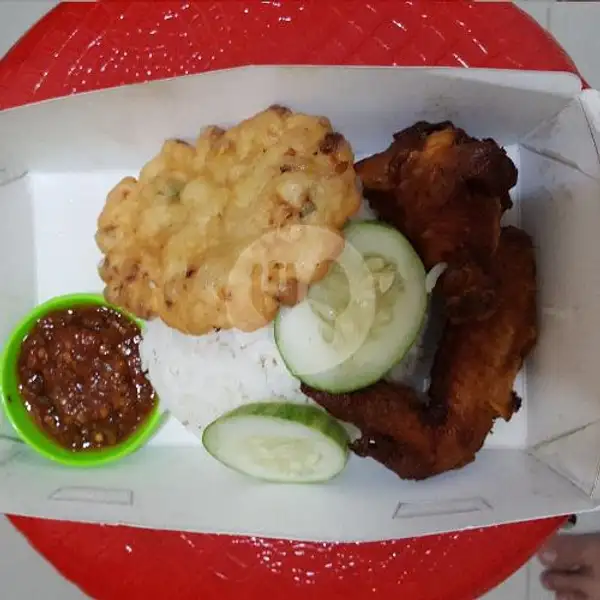 chicken wing goreng paket nasi | Jm Sisters, Permata Baloi