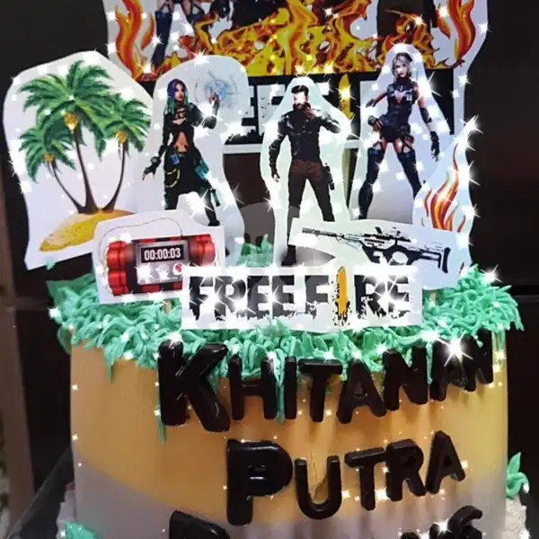 Kue Ulang Tahun Karakter Free Fire | Toko Kue  Azza Cake Cookies Bandung, Dago