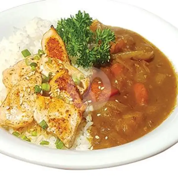Salmon curry rice | Sushi Kawe, Denpasar