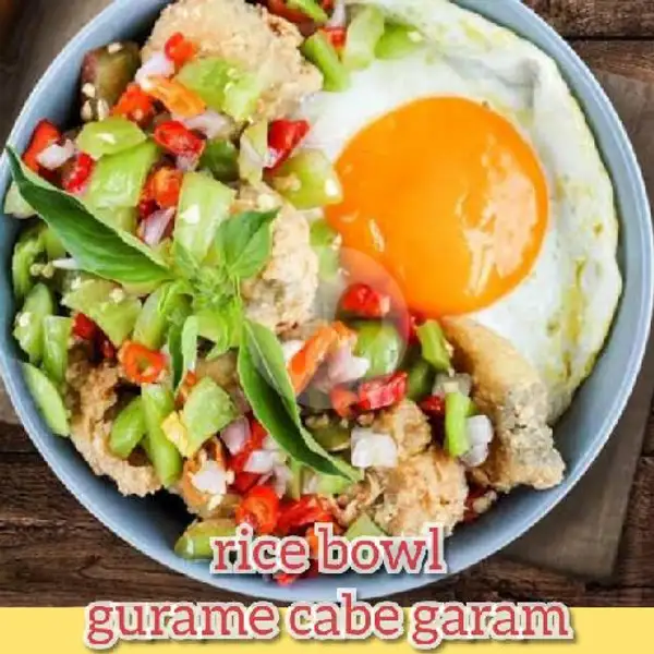rice bowl gurame cabe garam | Waroeng 86 Chinese Food, Surya Sumantri