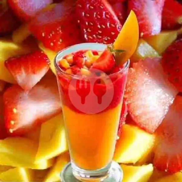 Mangga + Strawberry | Juice Firman Suegeeer