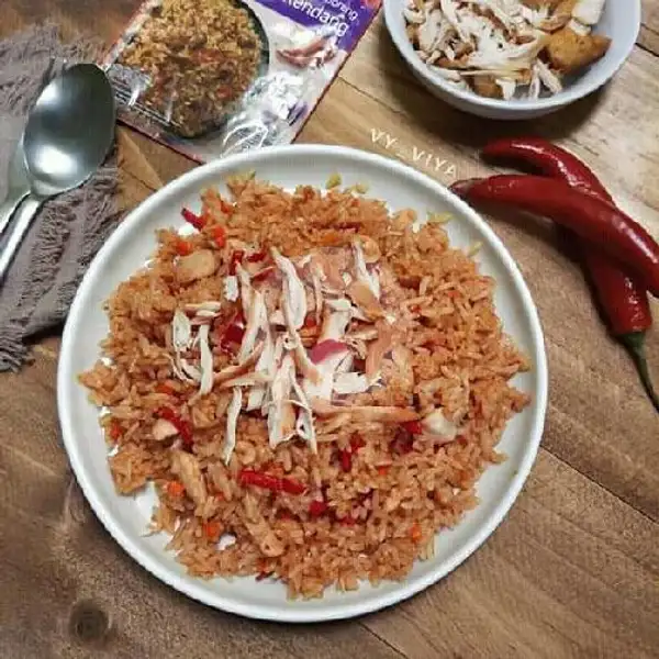 Nasi Goreng Baso + Ayam | Nasi Goreng Mas Tejo, Temu Putih