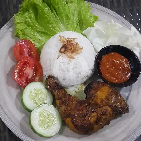 Ayam bakar lalapan + nasi | MM BUBUR AYAM