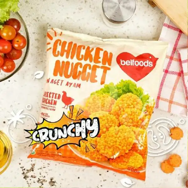 Belfoods Chicken Nuget Selected 500 Gr (Bks Putih) | Frozen Food, Empek-Empek & Lalapan Huma, Pakis