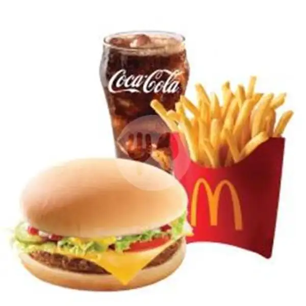 PaHeBat Cheeseburger Deluxe, Medium | McDonald's, Galuh Mas-Karawang