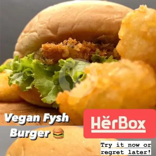 Fysh Burger Vegan Vegetarian | Herbox Vegan Vegetarian Plantbased, Greenvil