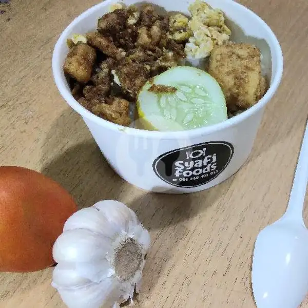 Chiken Rice Bowl Base Rajang Bali Pedas | Syafi Foods, Mayangan