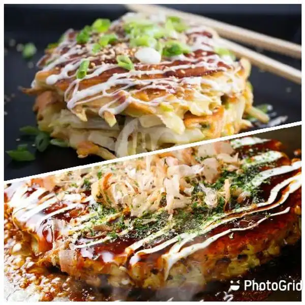 Paket Abi Umi C ( Dua Porsi Okonomiyaki) | Takoyaki Okonomiyaki Pisang Keju Rania
