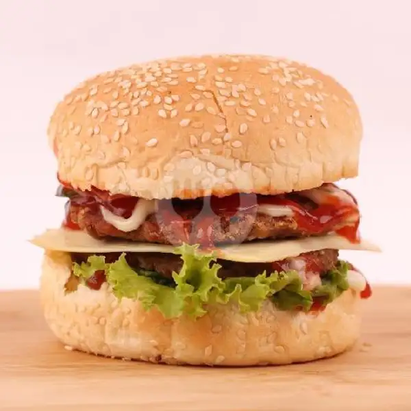 Burger Premium Cheese | D’Besto, Kebon Jeruk