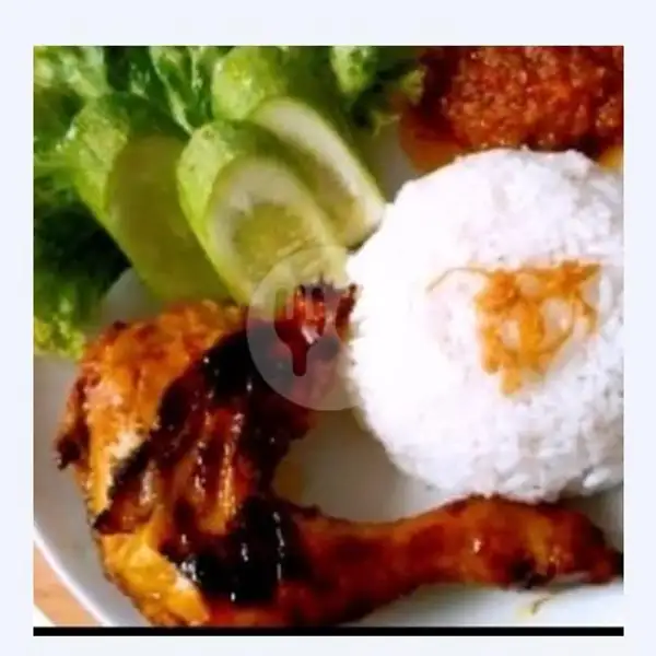 Paket Nasi Ayam Bakar Mentega Sambal Lalapan Ploridina | Ayam Bakar Kecap Serdadau