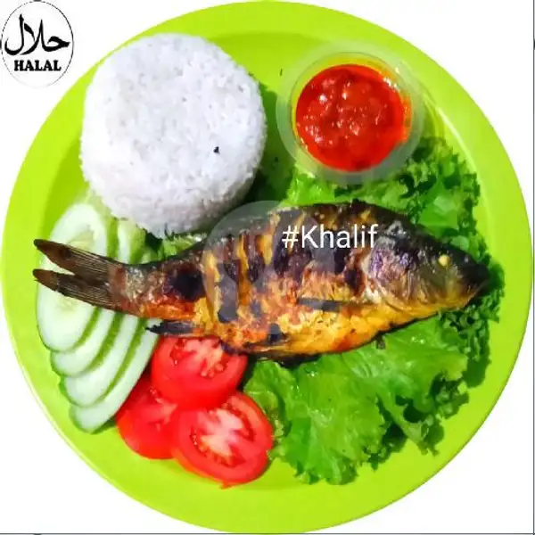 Ikan Mas Bakar  BBQ +rice | Gurame & Ayam Bakar Khalif, Ciputat Timur