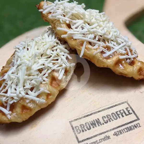 Croffle Cheese (2 Pcs) | Brown Crofflee & Croissant, Pedungan Denpasar