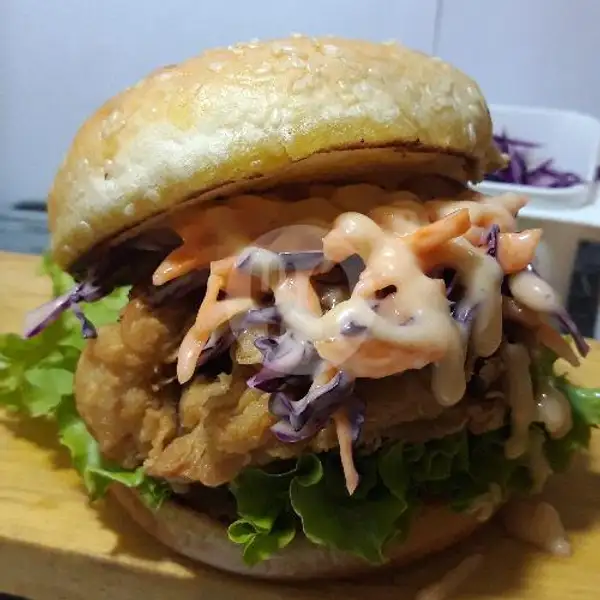 Chicken Burger RAINBOW | Rainbow Toast, SetrasariMall