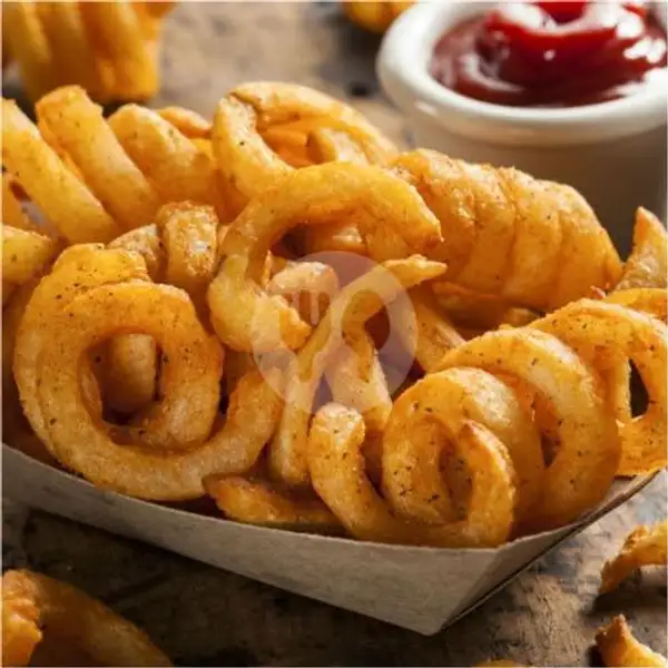 Curly Fries | Mix Food Express, Sukolilo