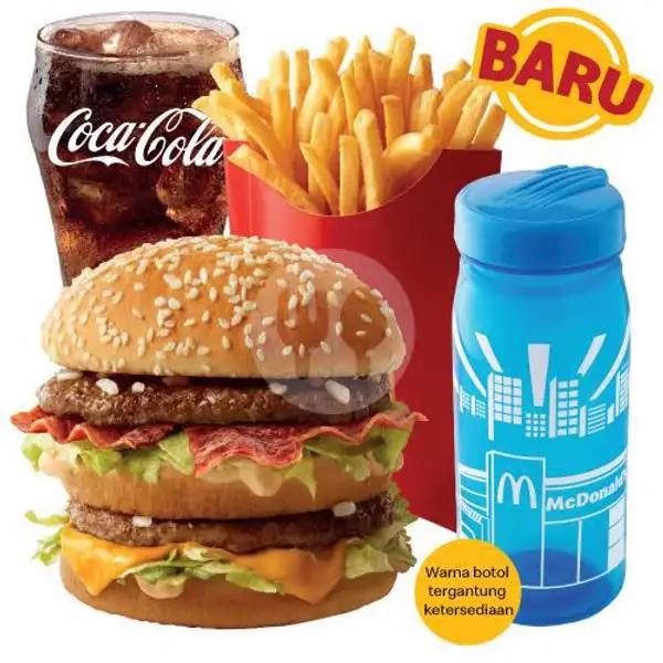 Paket Hemat Big Mac Beef Rasher, Lrg + Colorful Bottle | McDonald's, Muara Karang