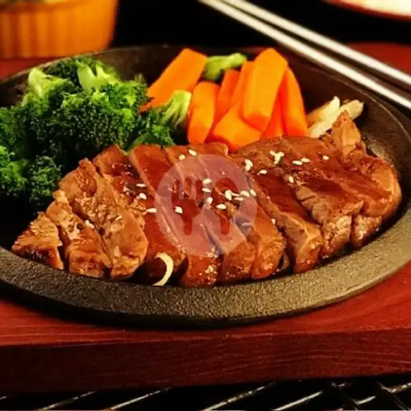 Beef Teriyaki Hotplate | Fuji Japanese Cafe, Raya Tidar