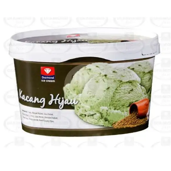 Diamond Ice Cream 700ml - Kacang Hijau | Kireii Ice Cream, Setia Kawan