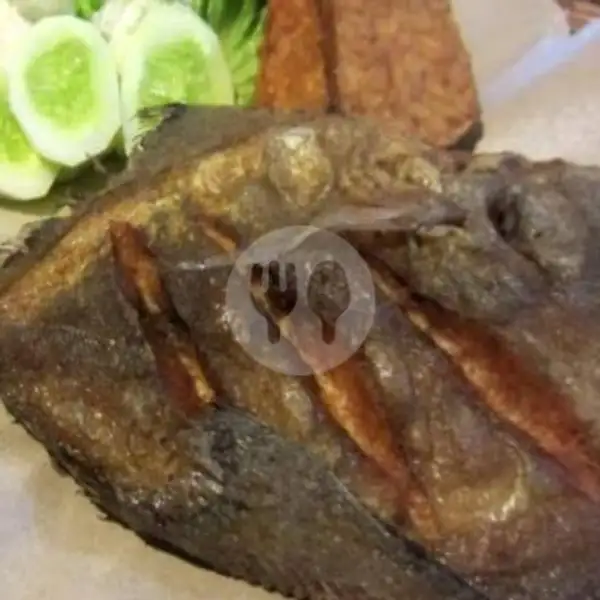 Ikan BAWAL TEGOR | Pecel Ayam & Lele Uwa Nining, Rawajati Timur 3
