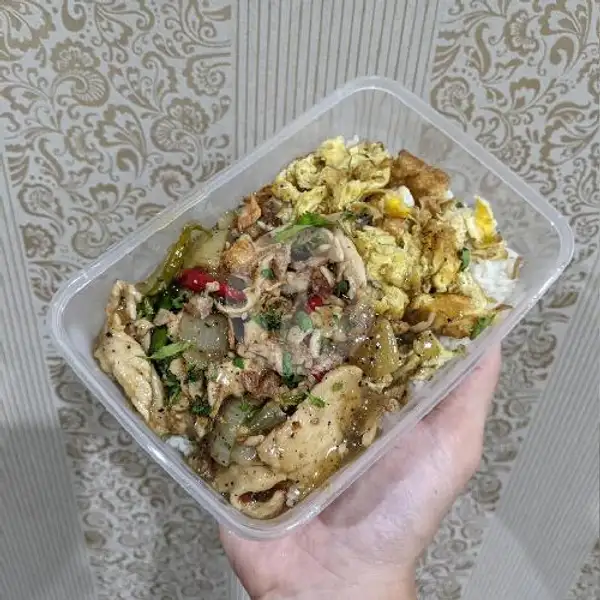 Ayam Saos Lada Hitam Rice Box | Warung Makan C 11, Golden Land