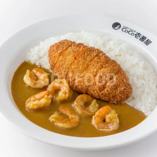Stewed Shrimp & Fried Fish Curry | Curry House Coco Ichibanya, Grand Indonesia