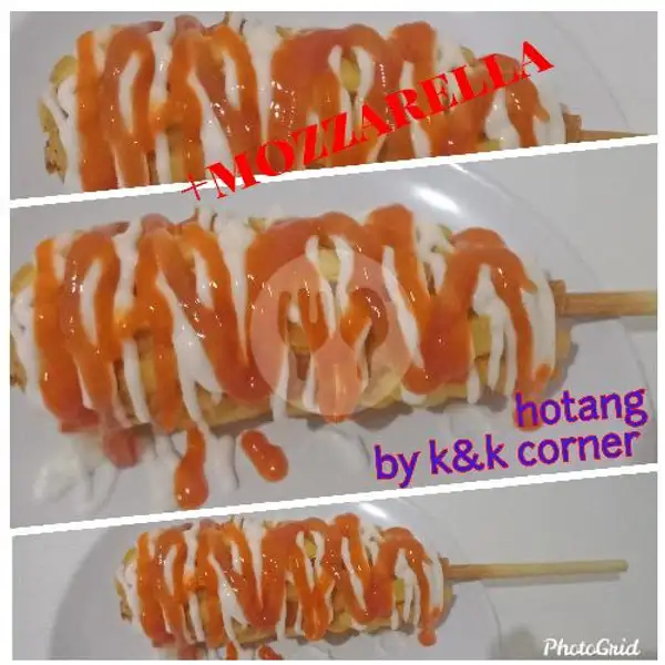 Hotang Mozza (hotdog kentang+mozarella) | K&K Corner, Ngadono Residence