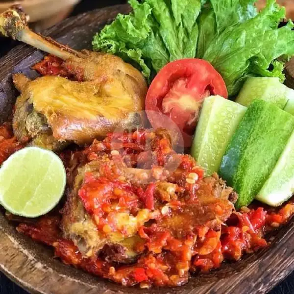 Paket Hemat 3(Nasi Ayam Penyet Sambal Bawang+Es Teh Manis) | Ayam Bakar & Ikan Bakar Kebon Kacang, Thamrin