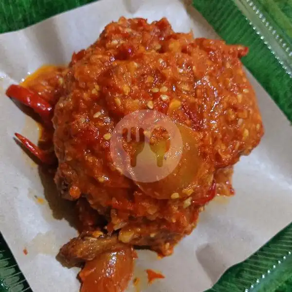Ayam Goreng Utuh Balado Dendeng | Shaqueena Kukuruyuk Ratunya Ayam Bakar Utuh, Pekanbaru