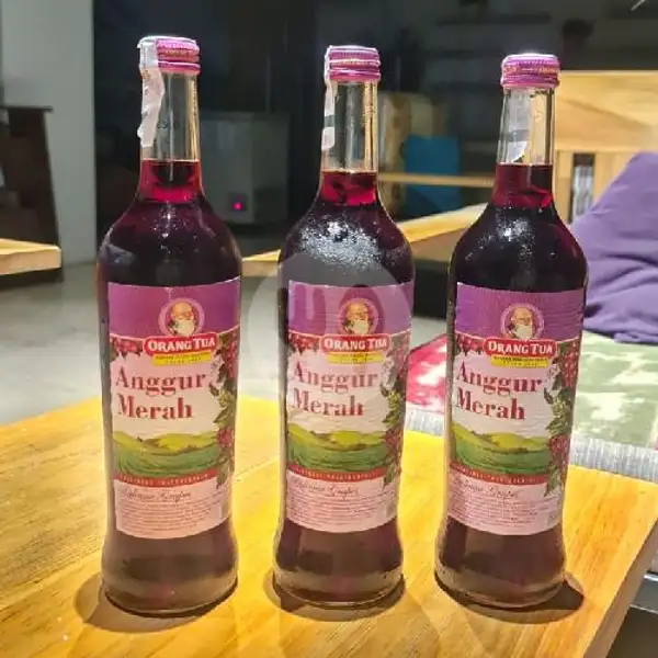 Promo 3 Botol Amer Ot - Anggur Merah Orang Tua Large 620 Ml | Beer Terrace Cafe & Soju, Bir Pasirkaliki