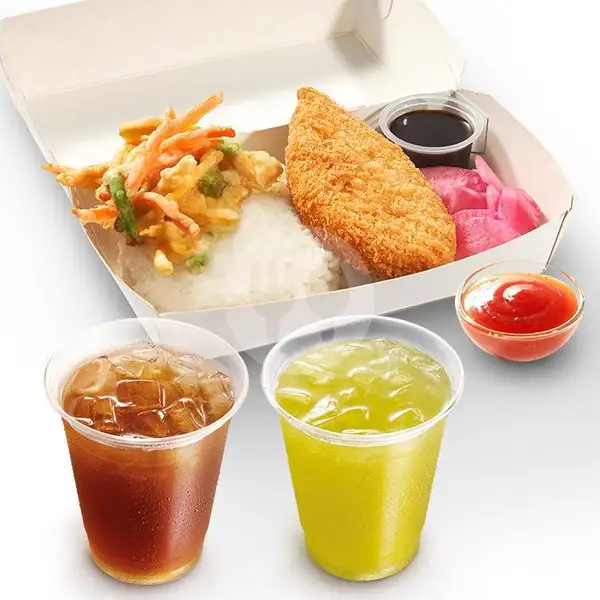 Chicken Katsu Donburi Set | Marugame Udon & Tempura, Dapur Bersama Menteng (Delivery Only)