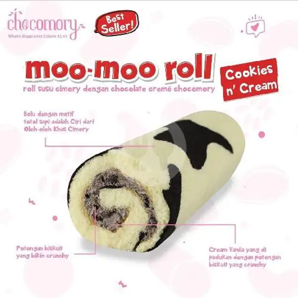Cimory Chocomory Moo Moo Roll Cookies N Cream | Aghniya Store