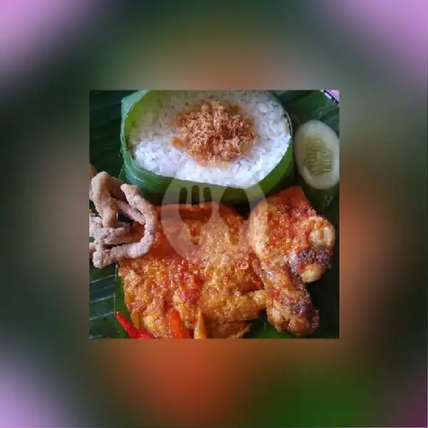 Ayam Adun Telor Usus | Nasi Ayam Paru Adun, Mulyosari (Khas Madura)