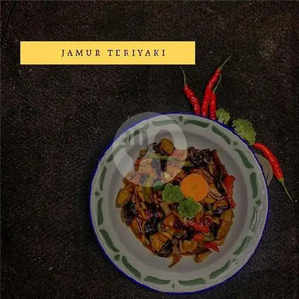 Jamur Teriyaki + Nasi | Jamur Kasaen Indung