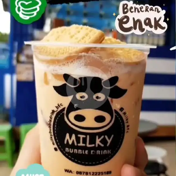 Milky Thai Tea - Medium | Milky Bubble Drink BFC , Gn Merbabu