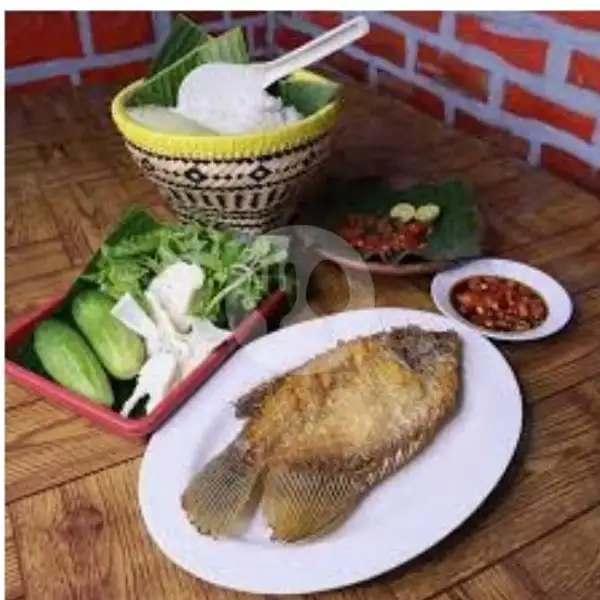 Paket Komplit Lalapan Ikan Gurami(250g) | Dapoer Cak Dory, Cempaka Kaja