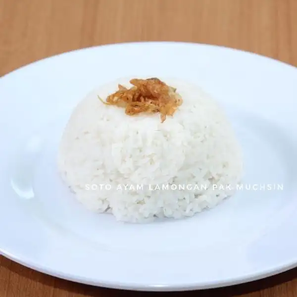 Nasi Putih | Soto Ayam Lamongan Pak Muchsin, Pekalipan