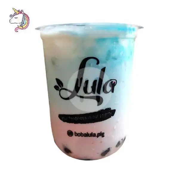 Unicorn Cotton Candy (Xtra Large) | Boba Lula, Bukit Kecil