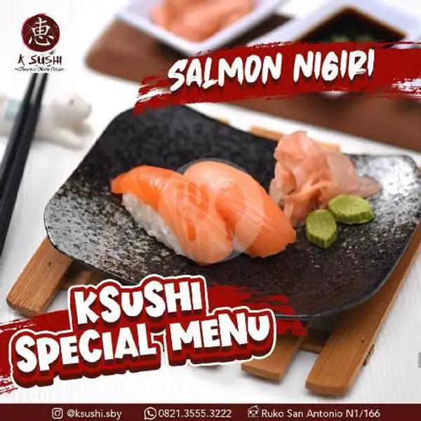 Salmon Nigiri (fresh) | KSushi, Kranggan