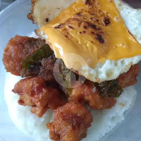 Ayam Salted Egg Telor Keju Leleh | Sukasari Resto, Pujasera Tenda Ijo Nongky